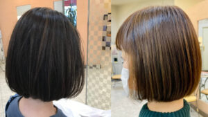 【40代女性にオススメ】ナチュラルなハイライトで作る【白髪ぼかし】のデザイン