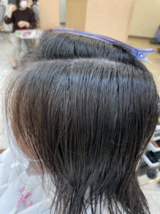 【暗い白髪染め】から【明るくカラーチェンジ】の実例