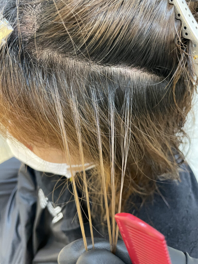 40代女性にオススメ ハイライトで作る白髪ぼかしテクニック実例