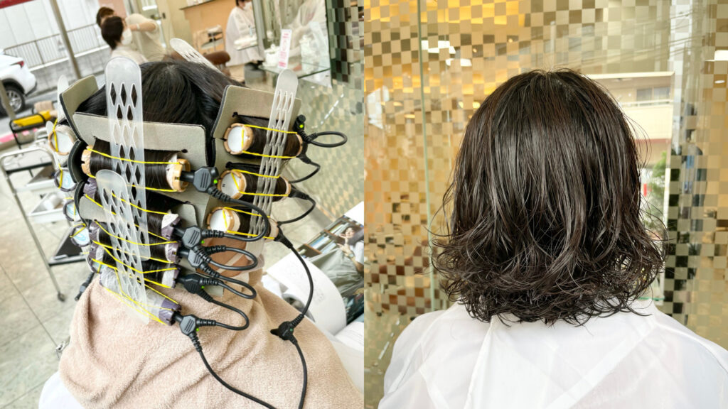40代女性 お手入れカンタンな デジタルパーマ のヘアスタイル