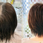 【40代女性】分け目をなくしてひし形ショートヘアにチェンジ！